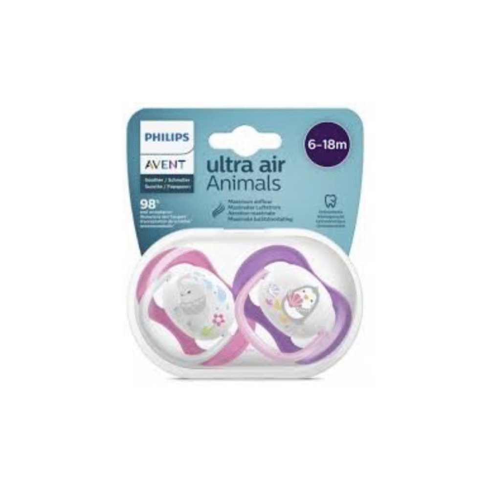 AVENT 2 SUCETTES 6-18M SCF080_08