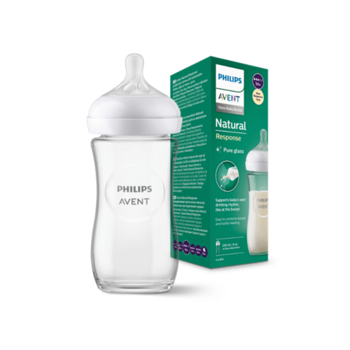 AVENT BIBERON NATURAL RESPONSE EN VERRE 1M+ 240ML SCY933/01