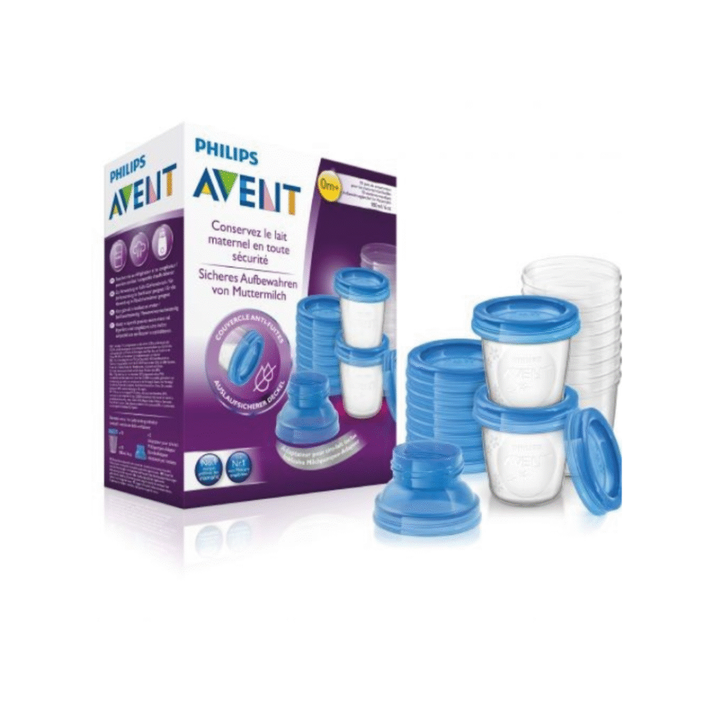 AVENT BOITE DE CONSERVATION LAIT MATERNEL REUTILISABLES 10X180ML SCF618_10