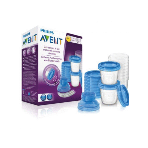 AVENT BOITE DE CONSERVATION LAIT MATERNEL REUTILISABLES 10X180ML SCF618/10