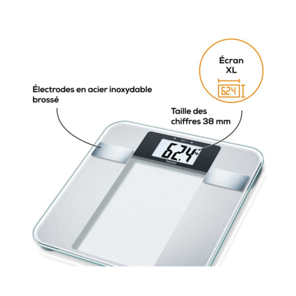 BEURER BG 13 PESE PERSONNE IMPEDANCEMETRE POUR GRAISSES