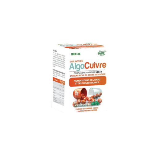 EDEN LIFE ALGO CUIVRE 30 COMPRIMES