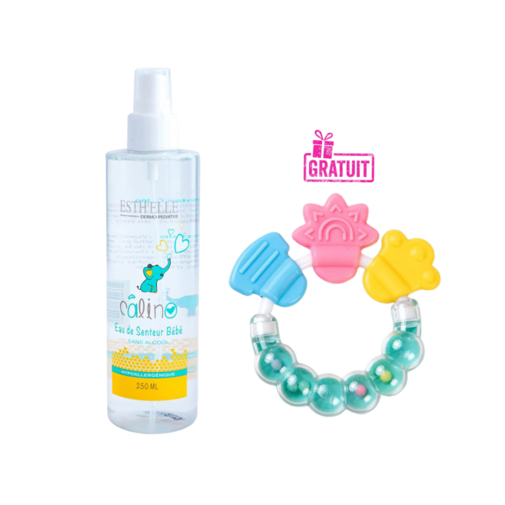 ESTHELLE CALINO EAU DE SENTEUR BEBE 250 ML+ANNEAU DE DENTITION (OFFERT)