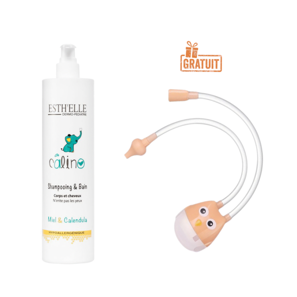 ESTHELLE CALINO SHAMPOOING CORPS & CHEVEUX 500ML+ASPIRATEUR NASAL (OFFERT)