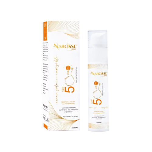NARCISSE GOLD ECRAN SOLAIRE INVISIBLE SPF50+ 50ML