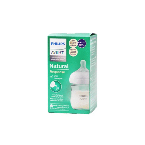 PHILIPS AVENT BIBERON NATURAL RESPONSE EN VERRE +0 MOIS 120ML