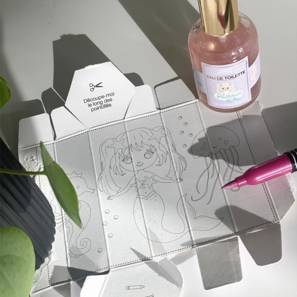 Parfum Fille à paillettes Senteur Cerise _Pitchoune_ – 50ml (2)