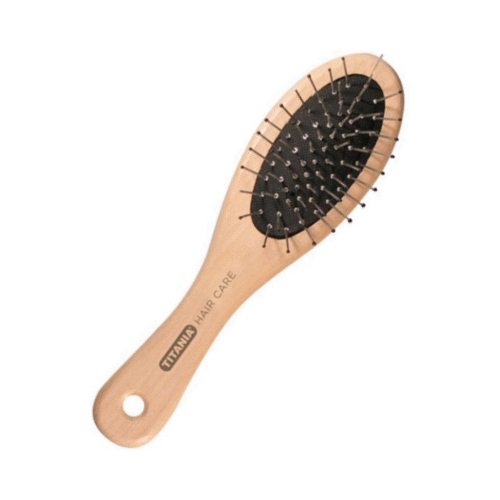 TITANIA BROSSE BOIS DE MASSAGE 7 RANGEES 18 CM 2824
