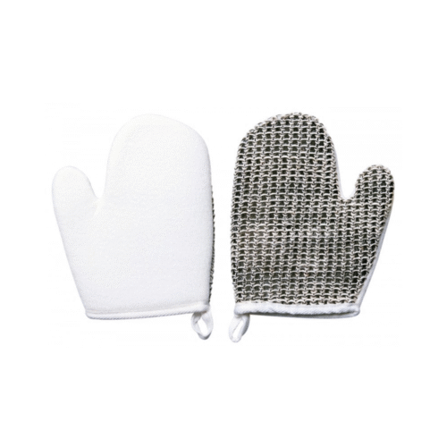 TITANIA GANT DE MASSAGE EN CHANVRE TERRY BEIGE 7703