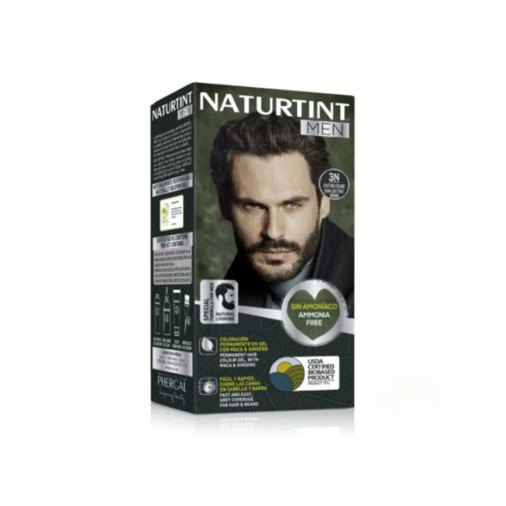 NATURTINT MEN COLORATION PERMANENTE 3N BRUN CHATAIN FONCE 150 ML