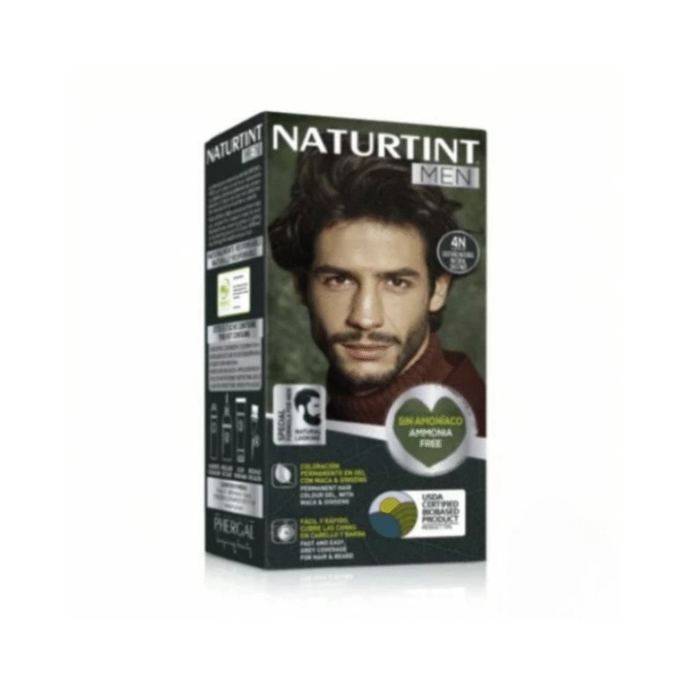 NATURTINT MEN COLORATION PERMANENTE 4N CHATAIN NATUREL 150 ML