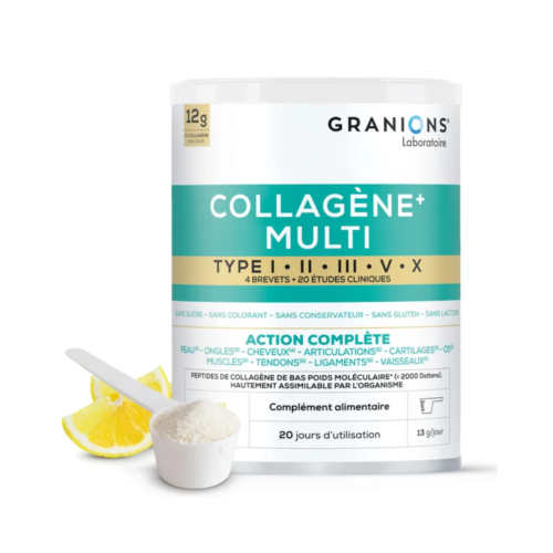 Granions Collagène+ Multi type I, II, III, V, X - Poudre 260 G