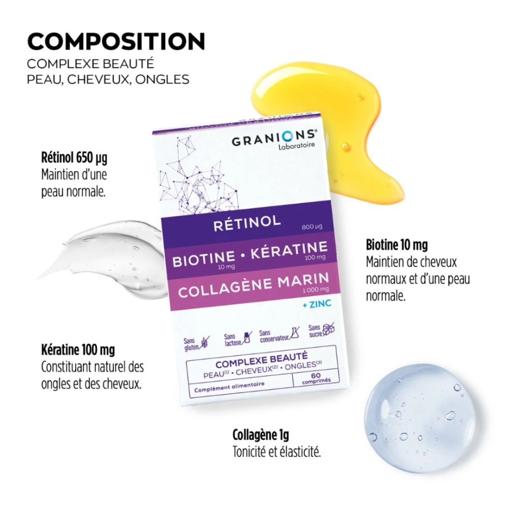 Granions Complexe Beauté – Peau, Cheveux, Ongles (2)