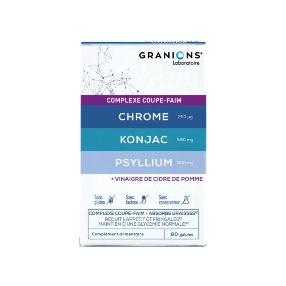 Granions Complexe Coupe Faim – Chrome, Konjac & Psyllium​ (3)