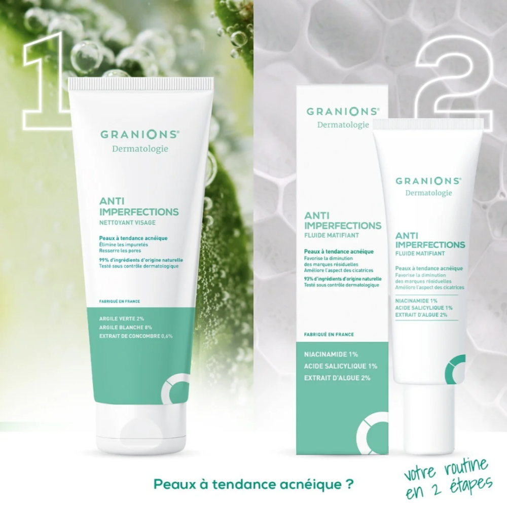 Granions Dermatologie Anti-Imperfections Fluide Matifiant 40 ml (3)