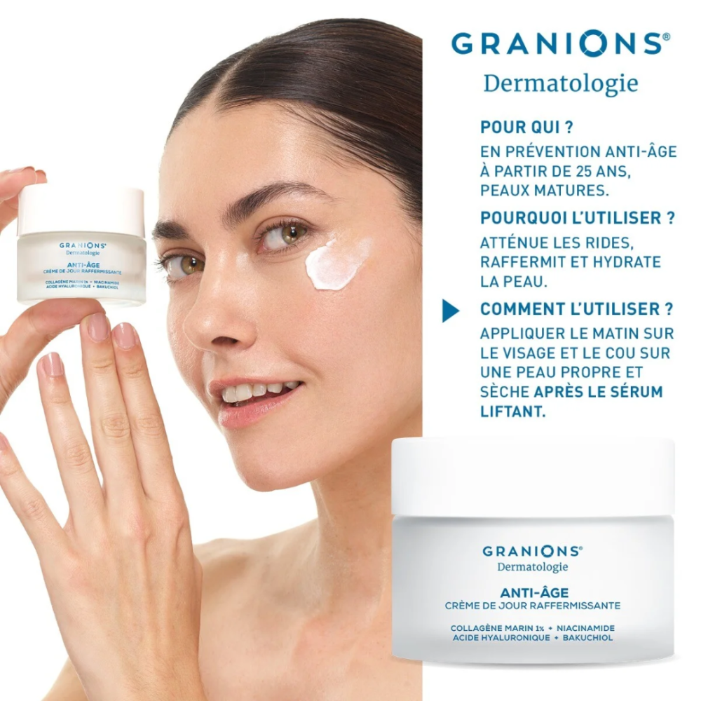 Granions Dermatologie Crème Raffermissante Anti-Age Jour 50ml (3)