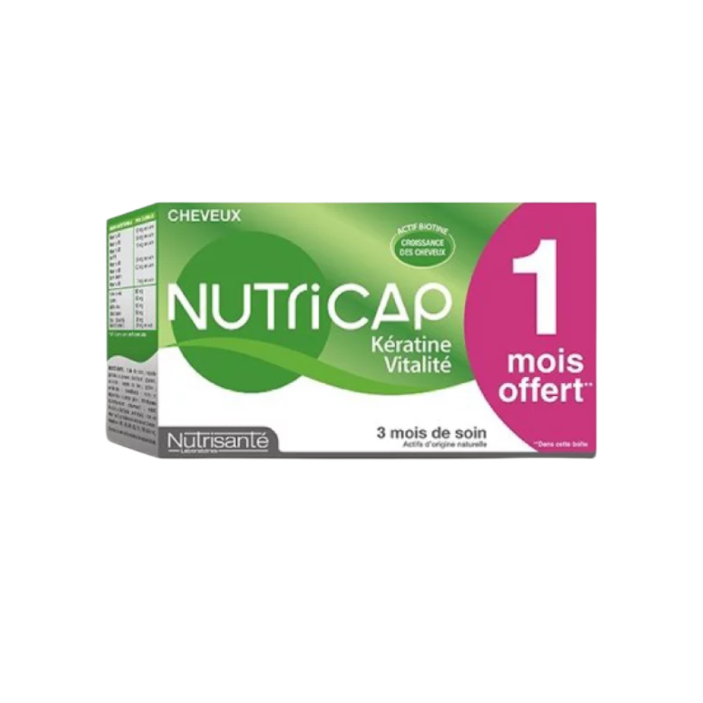 NUTRICAP KERATINE VITALITE 3 MOIS