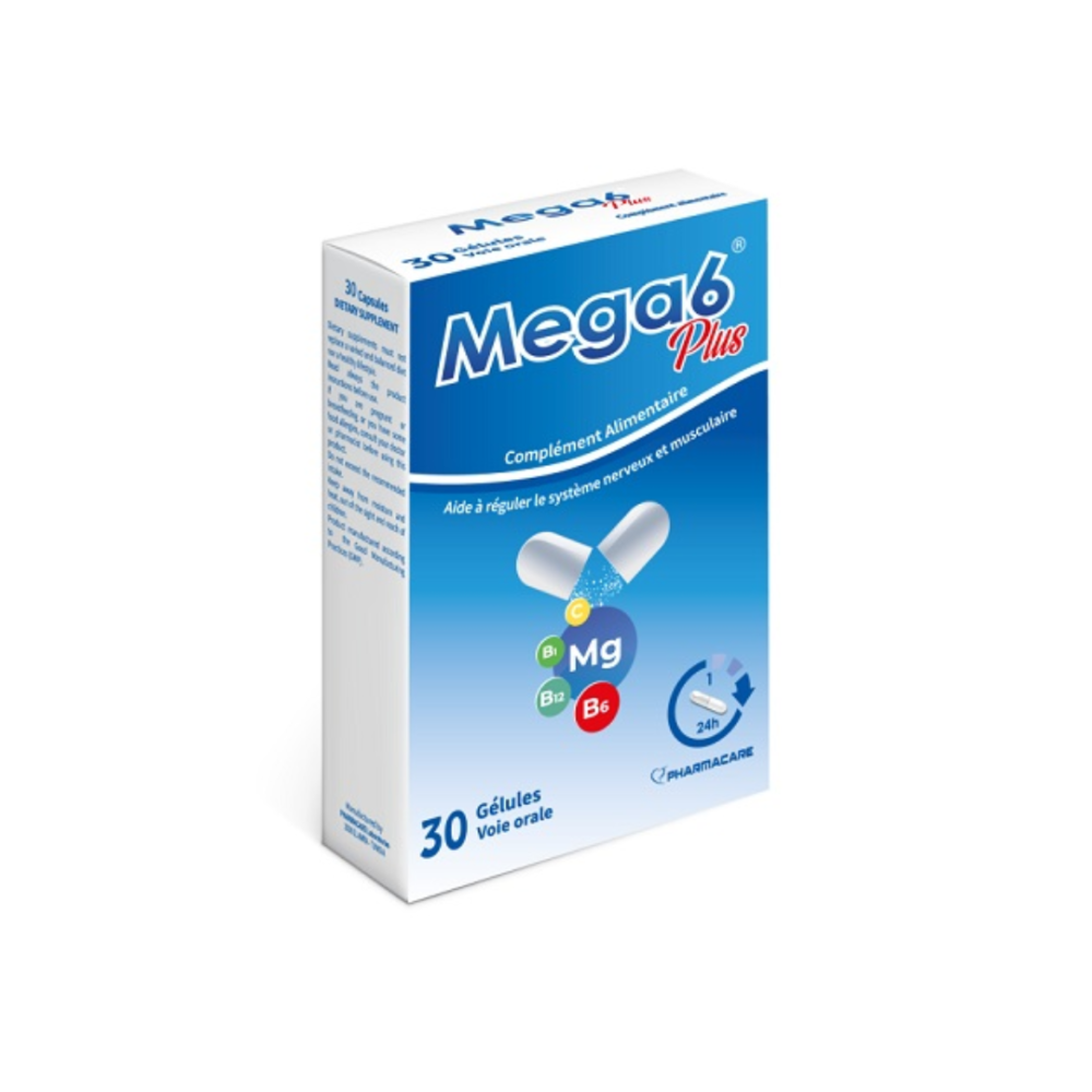 PHARMACARE MEGA 6 PLUS 30 COMPRIMES