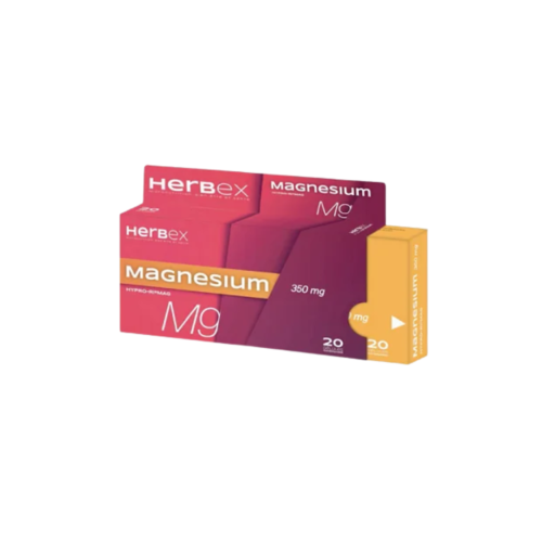 HERBEX MAGNESIUM 350MG BT 20 GELLULES