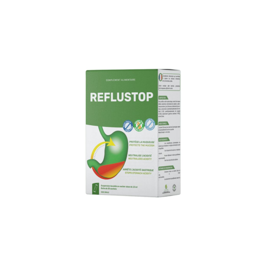 MICHEL PIERRE REFLUSTOP DOSE DE 10ML BOITE 20 SACHETS