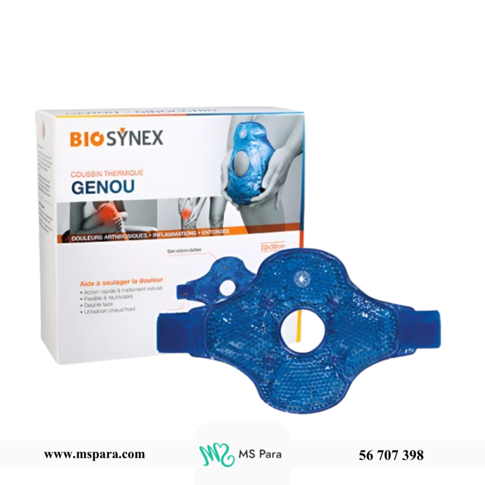 BIOSYNEX – COUSSIN THERMIQUE GENOU 22 X 30 CM