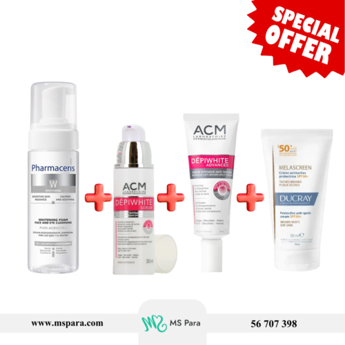 Rouitne Anti-Taches : Pharmaceris W + ACM Dépiwhite + Ducray Melascreen ( PROMOTION SPECIALE  )